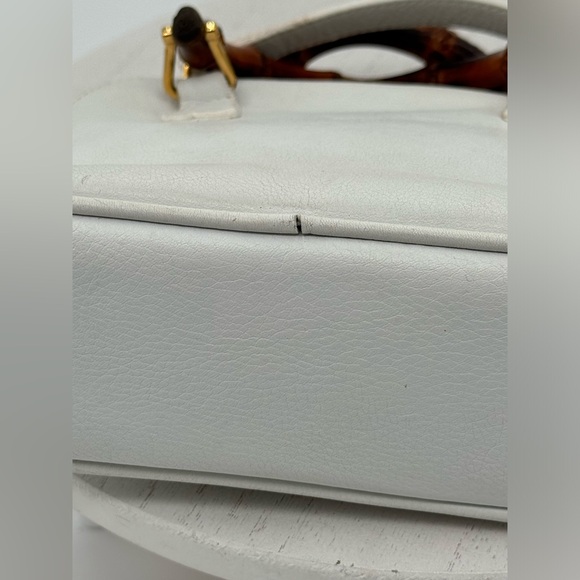 GUCCI Bamboo Mini Leather 2-Way Handbag with Full Inclusion and COA - Picture 8 of 17